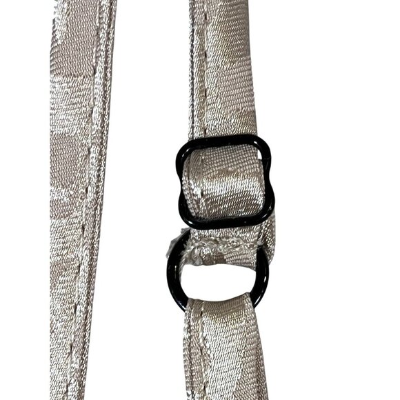 GeeGee Dress Women 1X Champagne Animal Print Tank Maxi Feminine Neutral Sexy 80s - Picture 3 of 10